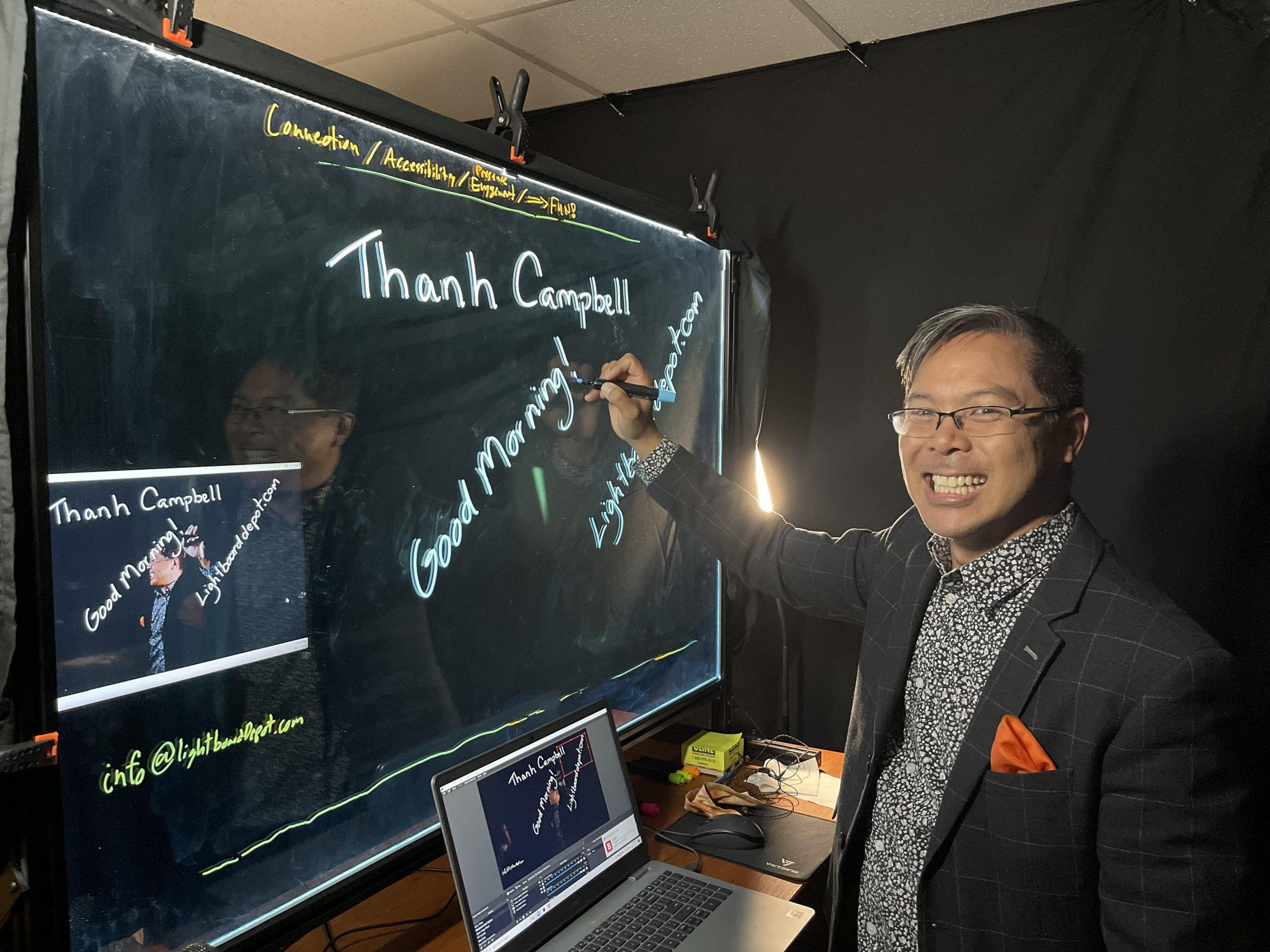 Find Out How The LightBoard Revolutionizes Remote Communication at ISSA